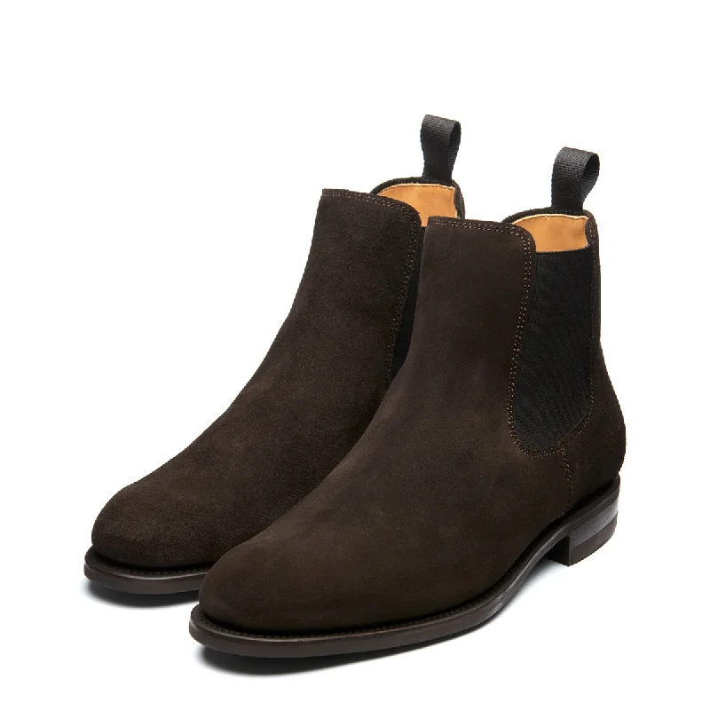 Brown Suede Chelsea Boot