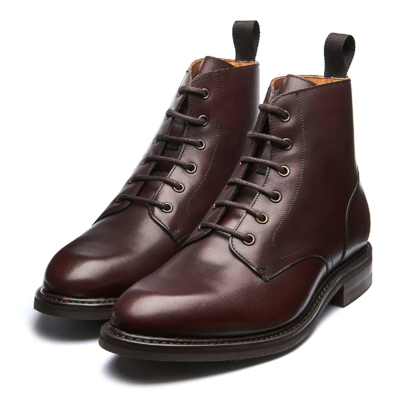 Walnut Brown Calf 6 Eye Derby Boot