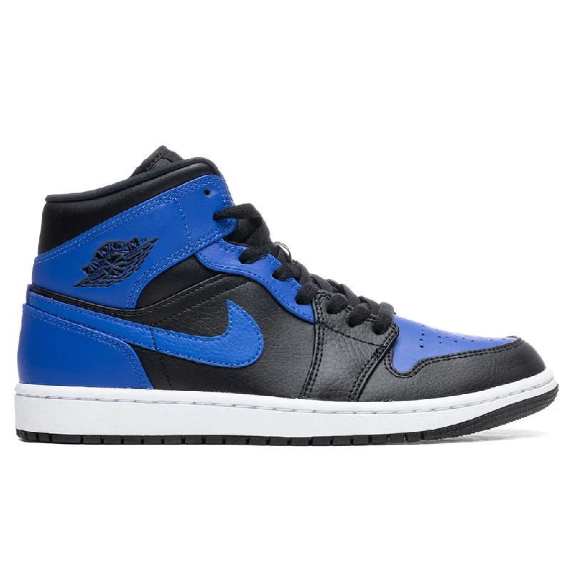 Air Jordan 1 Mid - Black/Hyper Royal