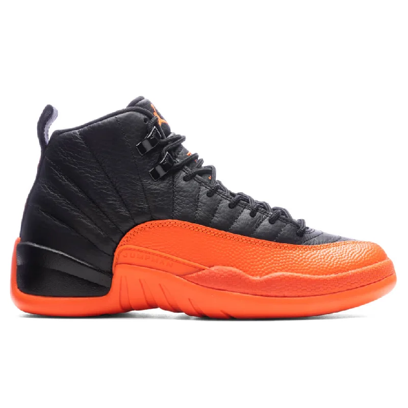 Air Jordan 12 Retro Women's - Black/Brilliant Orange/White