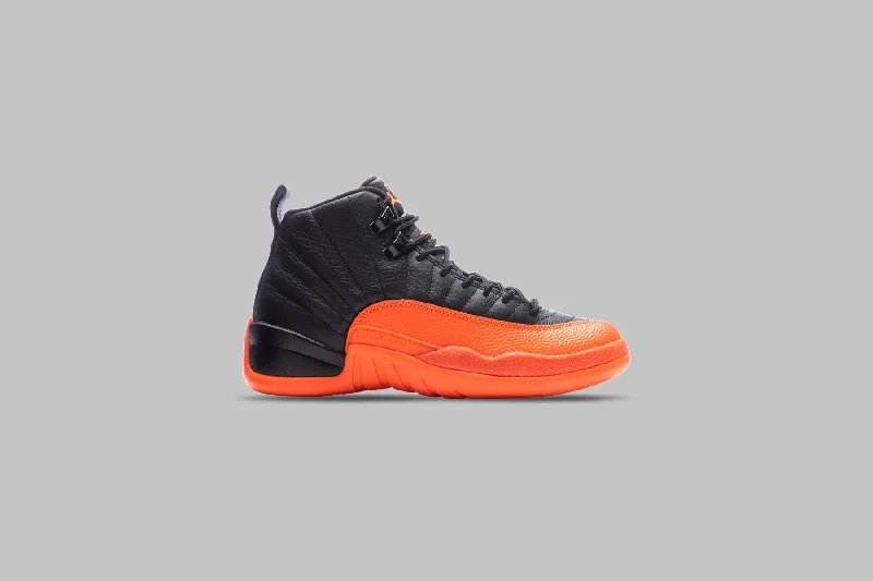 Air Jordan 12 Retro Women's - Black/Brilliant Orange/White