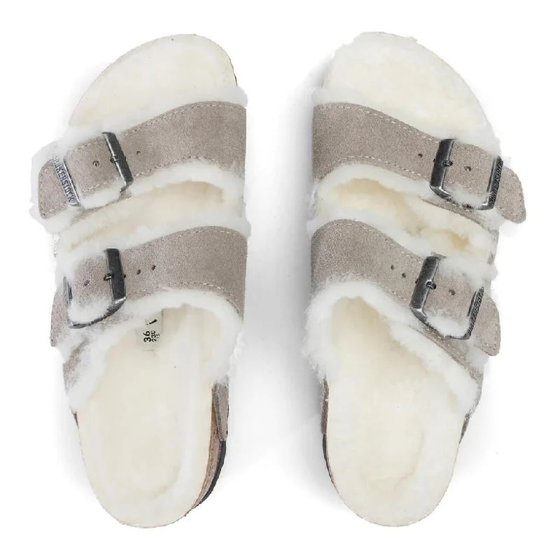 Women's Narrow Arizona Shearling - Stone Coin