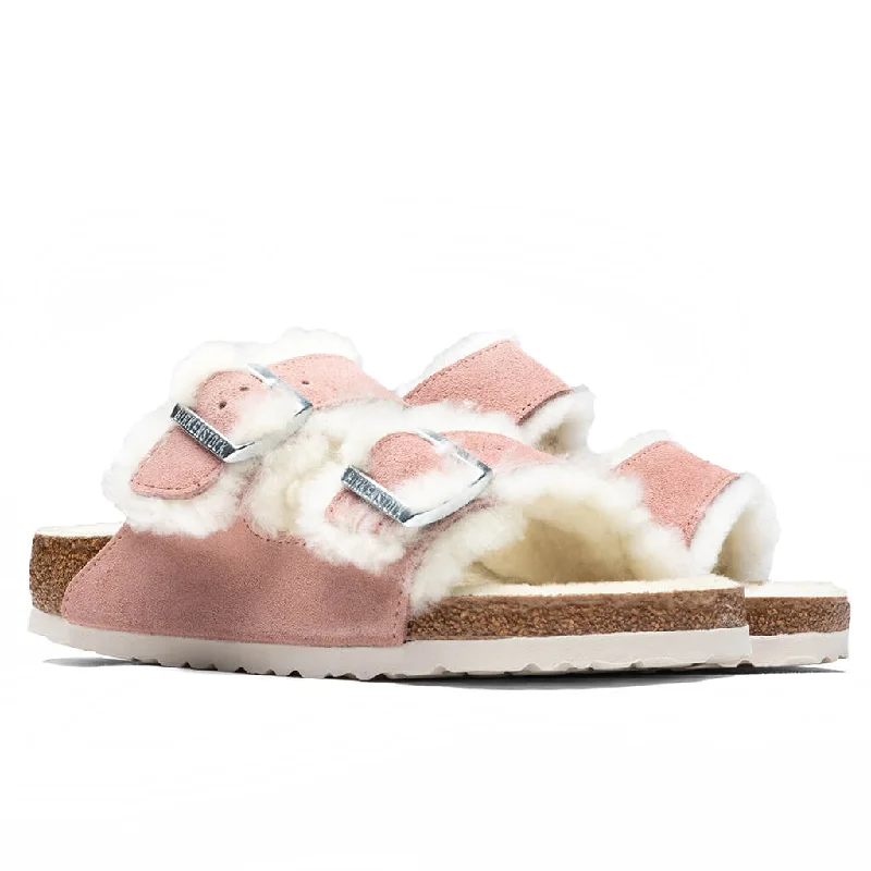 Women's Wide Arizona Shearling - Pink Clay