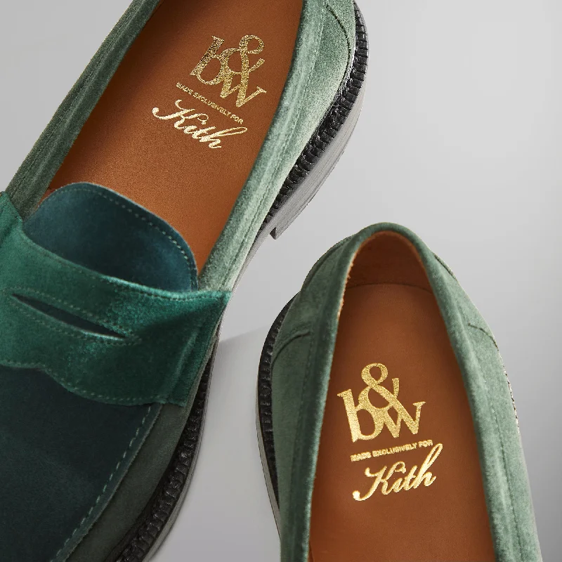 Kith for Blackstock & Weber The Ellis Penny Loafer - Green