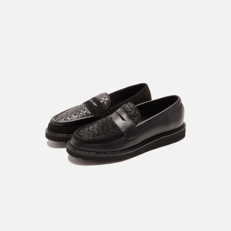 Caminando Loafer - Black / Black Weaving