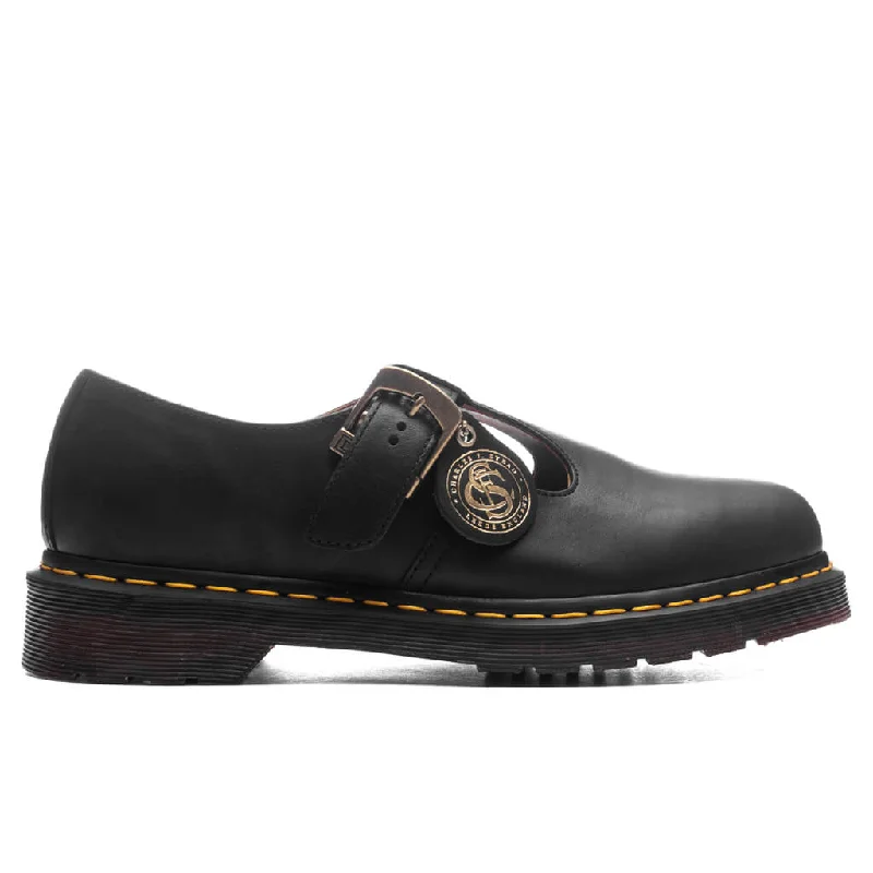 T-Bar Shoe - Black Regency Calf