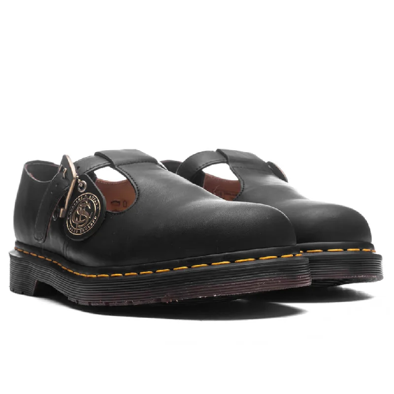 T-Bar Shoe - Black Regency Calf