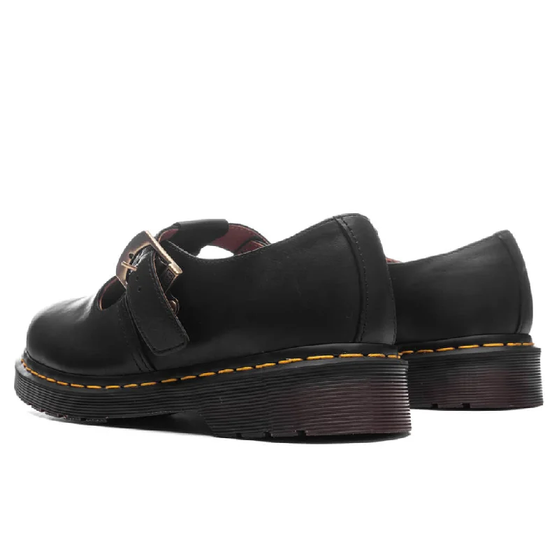 T-Bar Shoe - Black Regency Calf