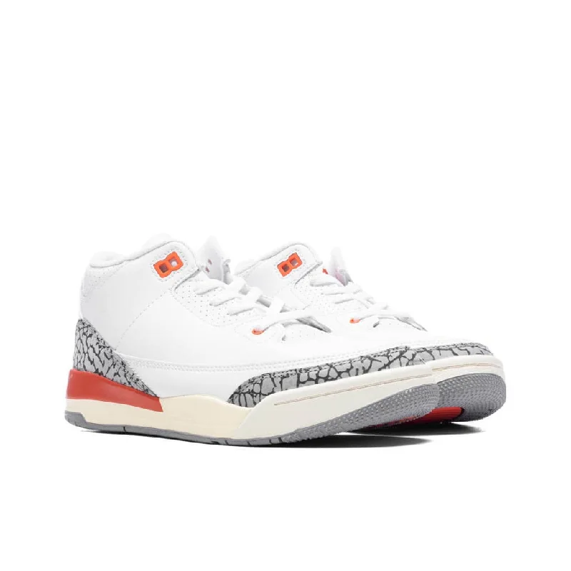 Air Jordan 3 Retro (PS) 'Georgia Peach' - White/Cosmic Clay/Sail