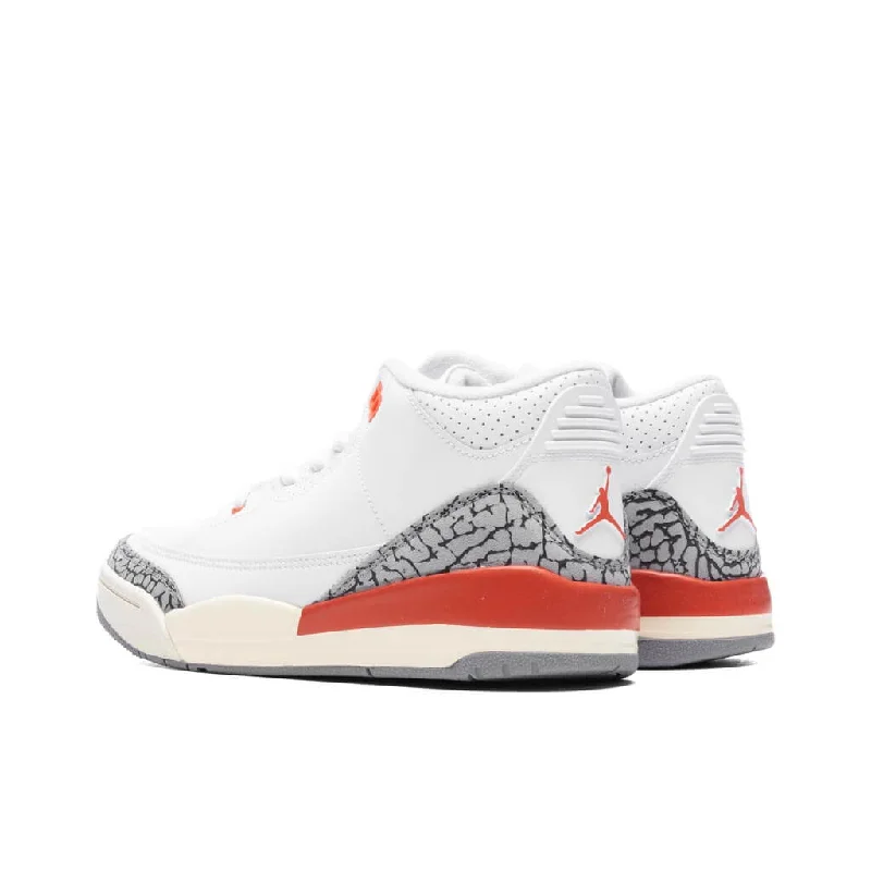 Air Jordan 3 Retro (PS) 'Georgia Peach' - White/Cosmic Clay/Sail