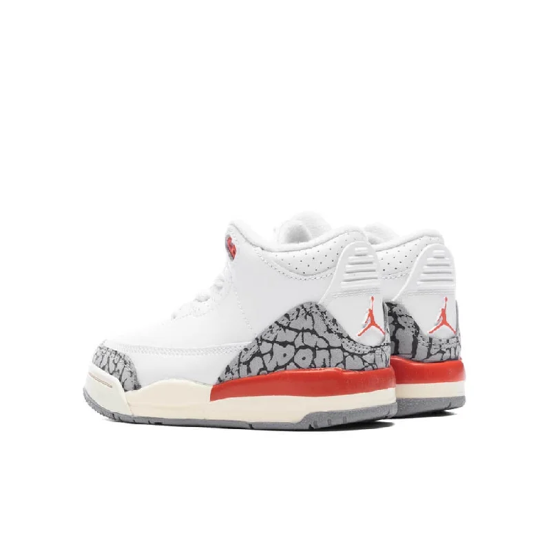 Air Jordan 3 Retro (TD) 'Georgia Peach' - White/Cosmic Clay/Sail