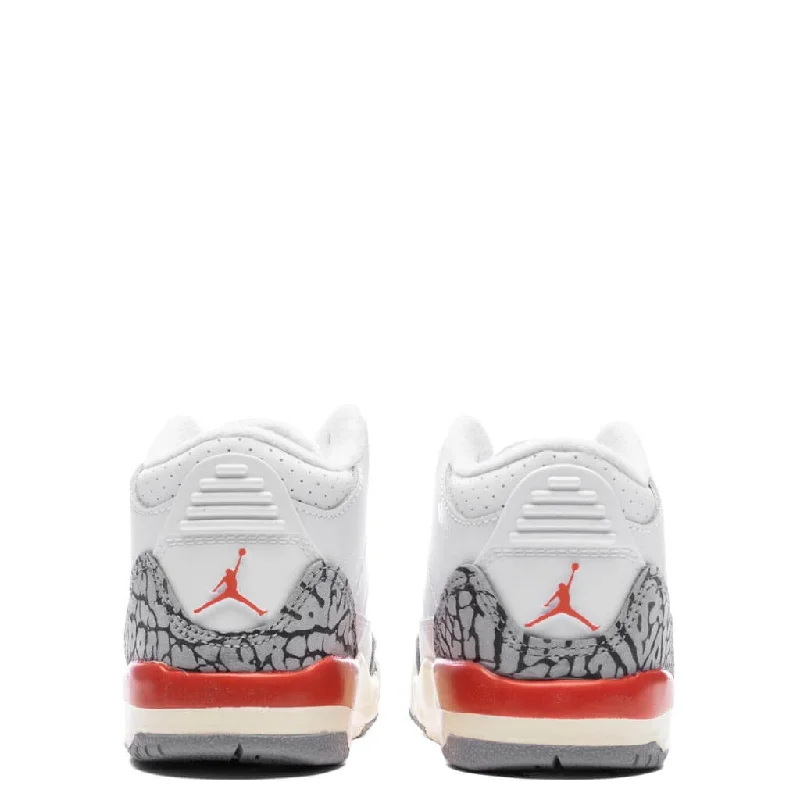 Air Jordan 3 Retro (TD) 'Georgia Peach' - White/Cosmic Clay/Sail