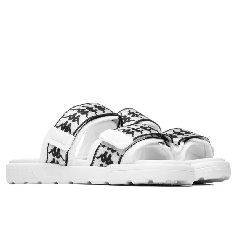 222 Banda Aster 1 Sandals - White/Black