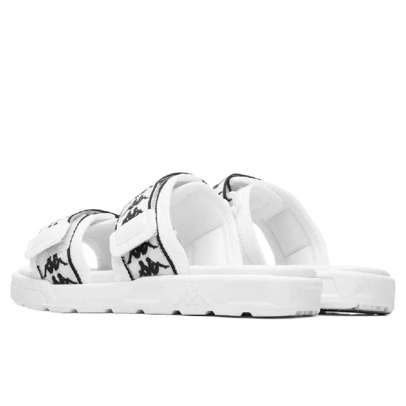 222 Banda Aster 1 Sandals - White/Black