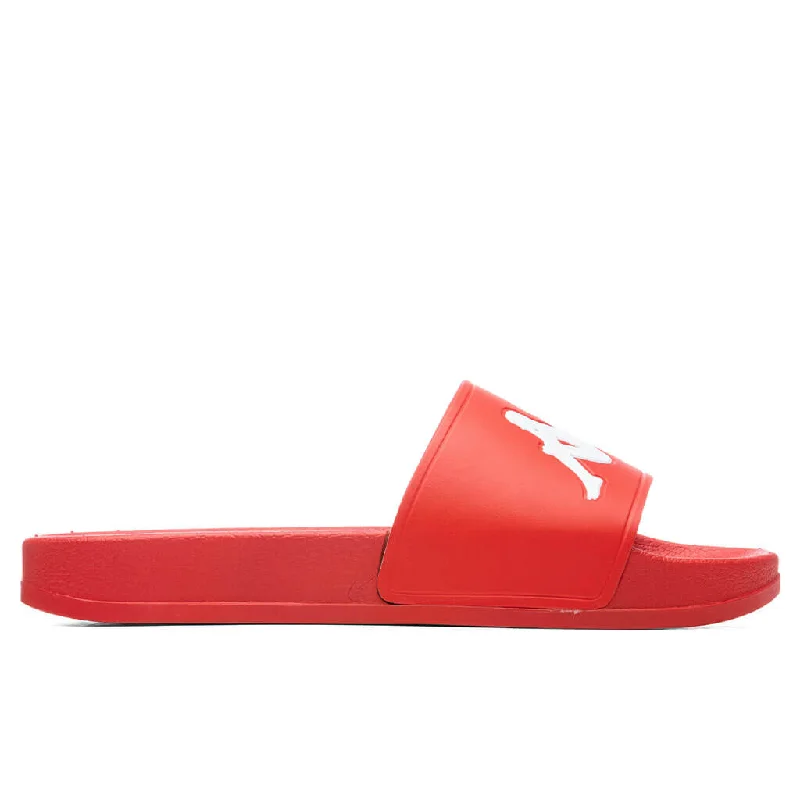 Authentic Adam 2 Slides - Red/White