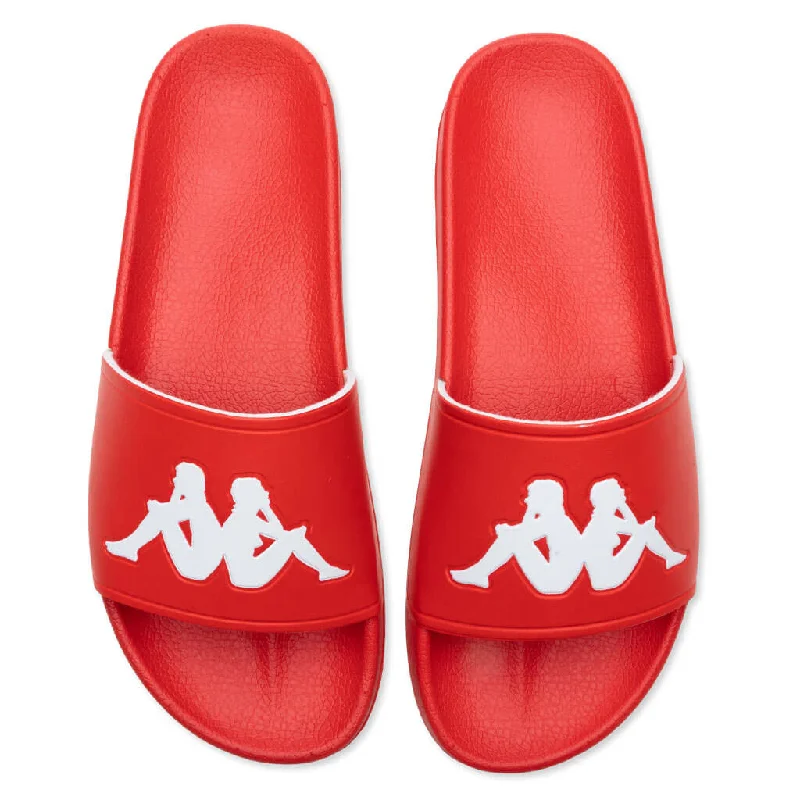 Authentic Adam 2 Slides - Red/White