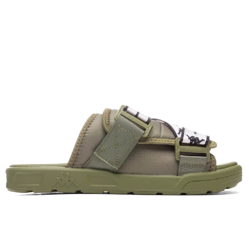 Authentic JPN Mitel 2 Sandals - Green Olive/White