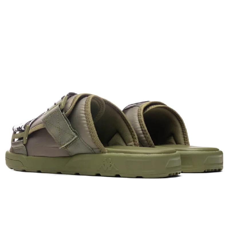 Authentic JPN Mitel 2 Sandals - Green Olive/White