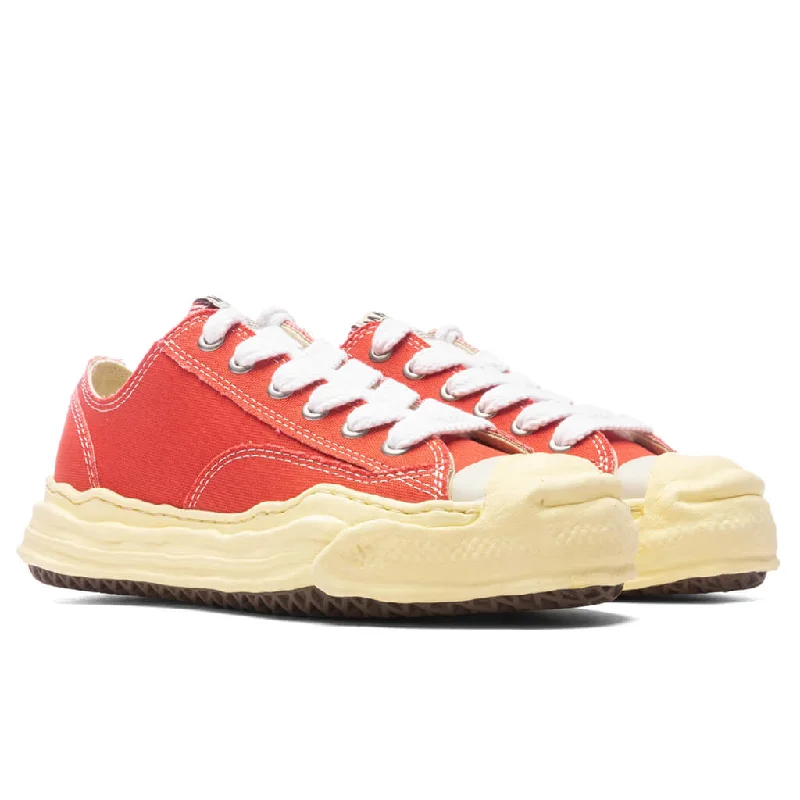 Hank Low Vintage Sole Canvas Sneaker - Orange