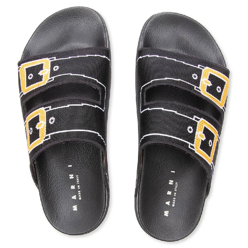 Sandal - Black/Gold