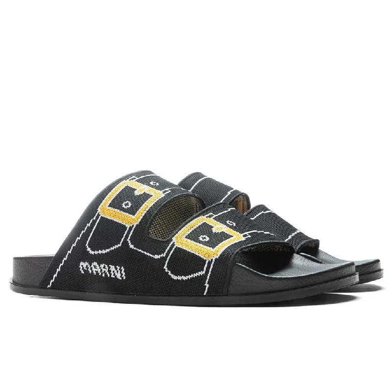 Sandal - Black/Gold