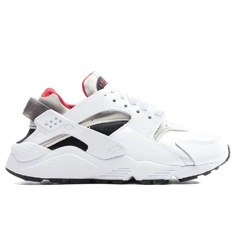 Air Huarache Women's - White/Black/Light Iron Ore/University Red