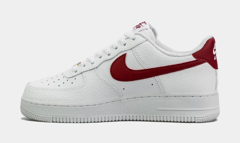 Air Force 1 07 Mens Lifestyle Shoes (White/Red)