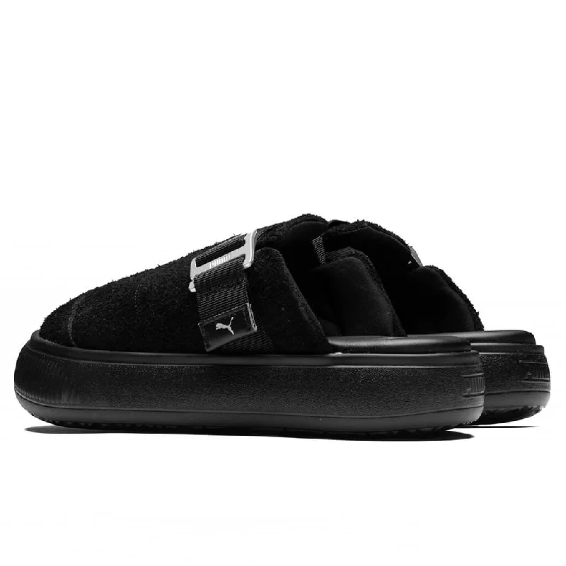 Women's Suede Mayu Mule - Black