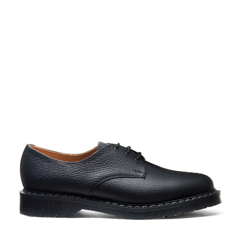 Black Greasy Grain Gibson Shoe