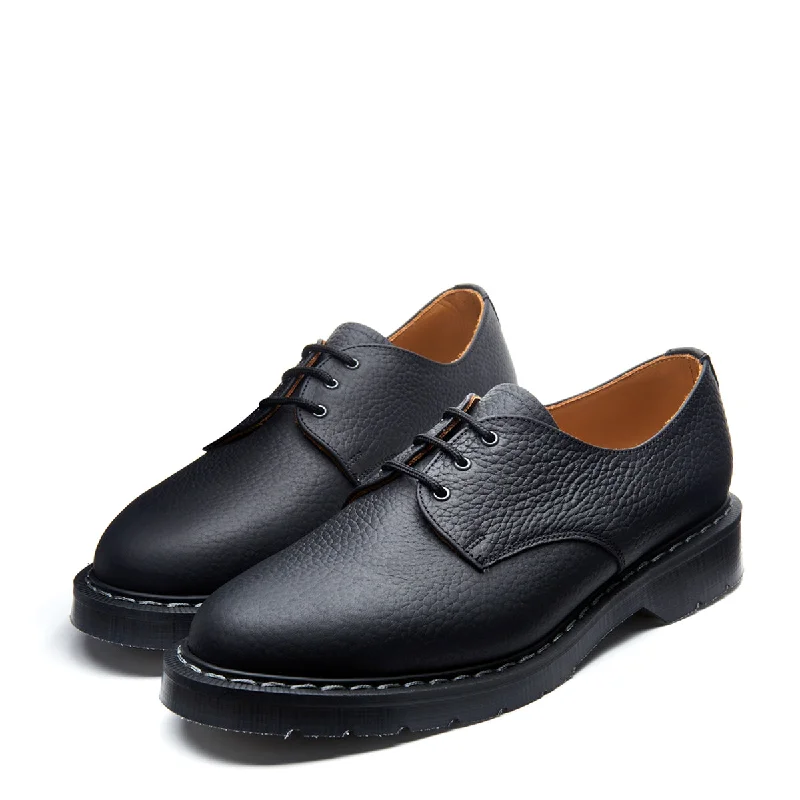 Black Greasy Grain Gibson Shoe