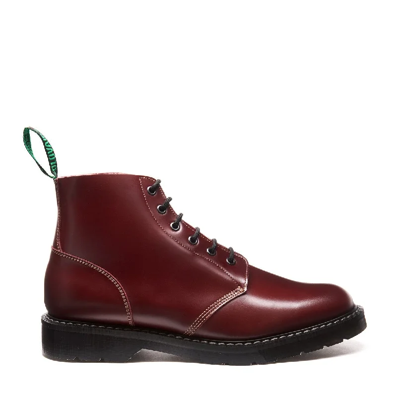 Oxblood Hi-Shine 6 Eye Astronaut Boot