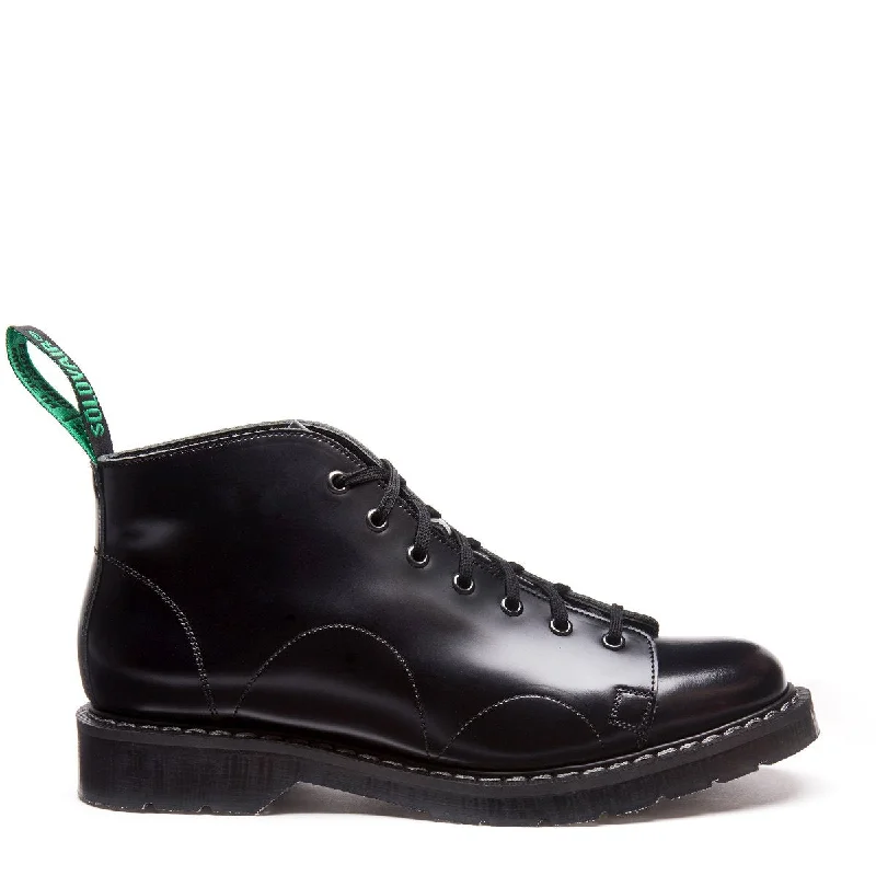 Black Hi-Shine Monkey Boot