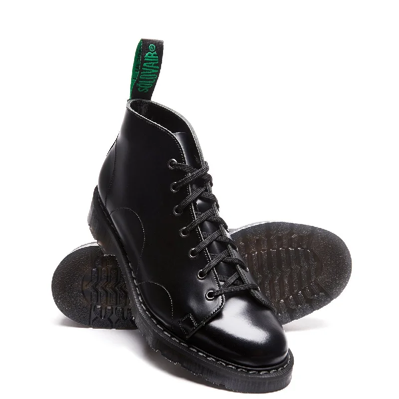 Black Hi-Shine Monkey Boot