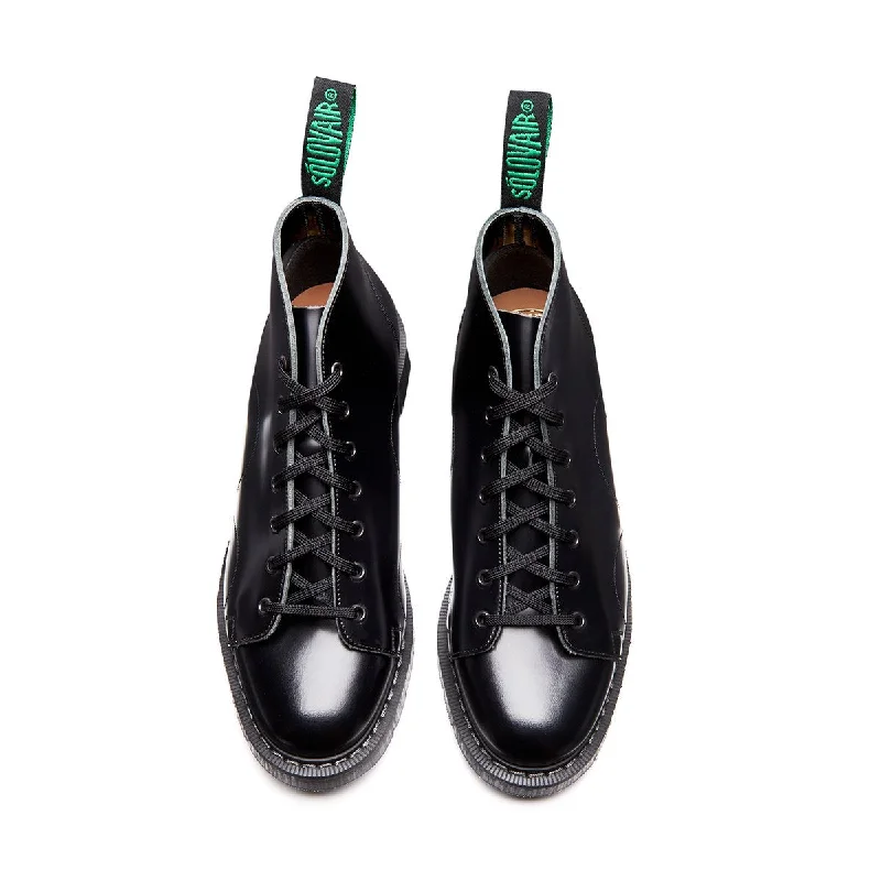 Black Hi-Shine Monkey Boot