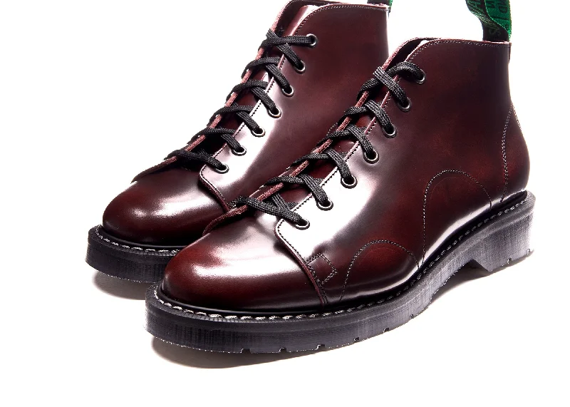 Burgundy Rub-Off Monkey Boot