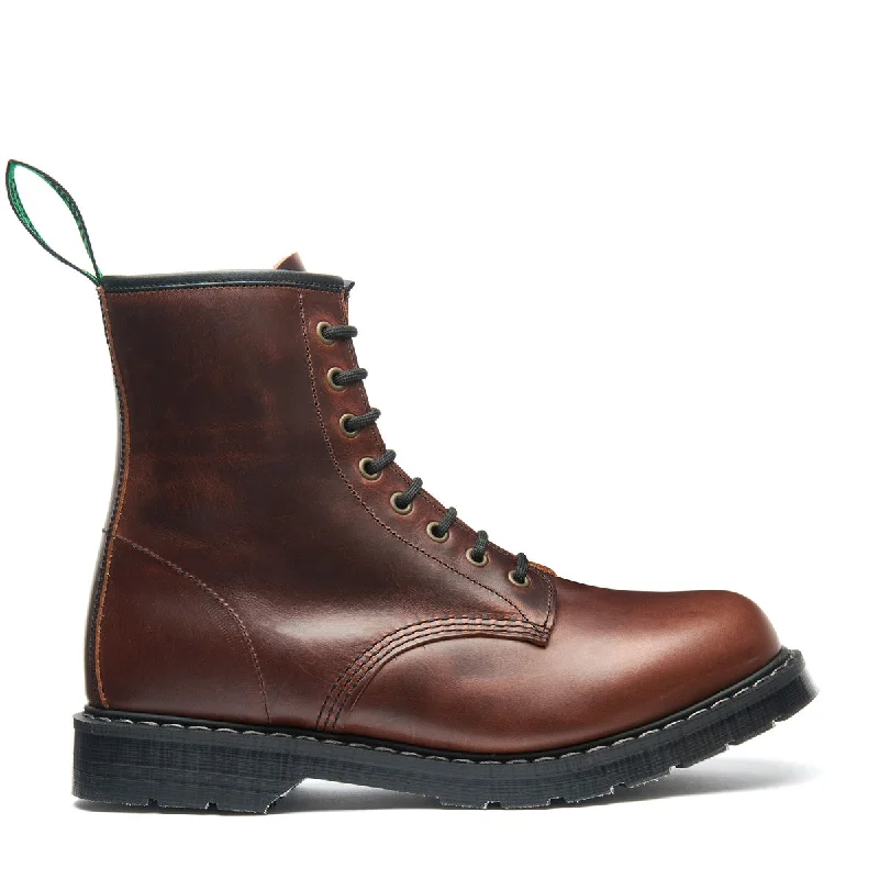 Brown Horween Chromexcel 8 Eye Derby Boot