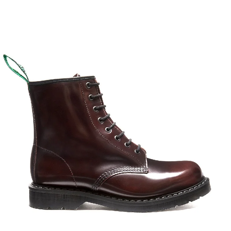 Burgundy Rub-Off 8 Eye Derby Boot