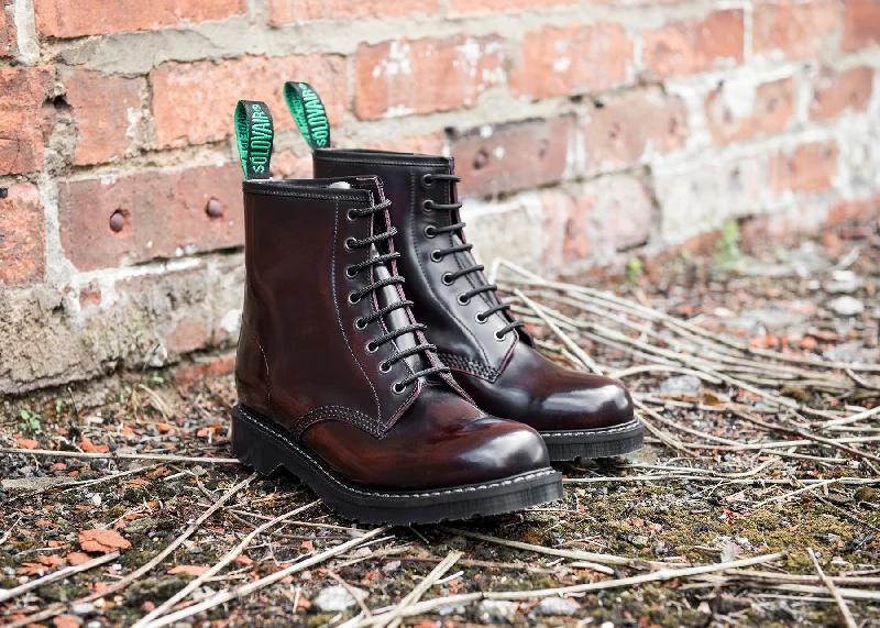 Burgundy Rub-Off 8 Eye Derby Boot