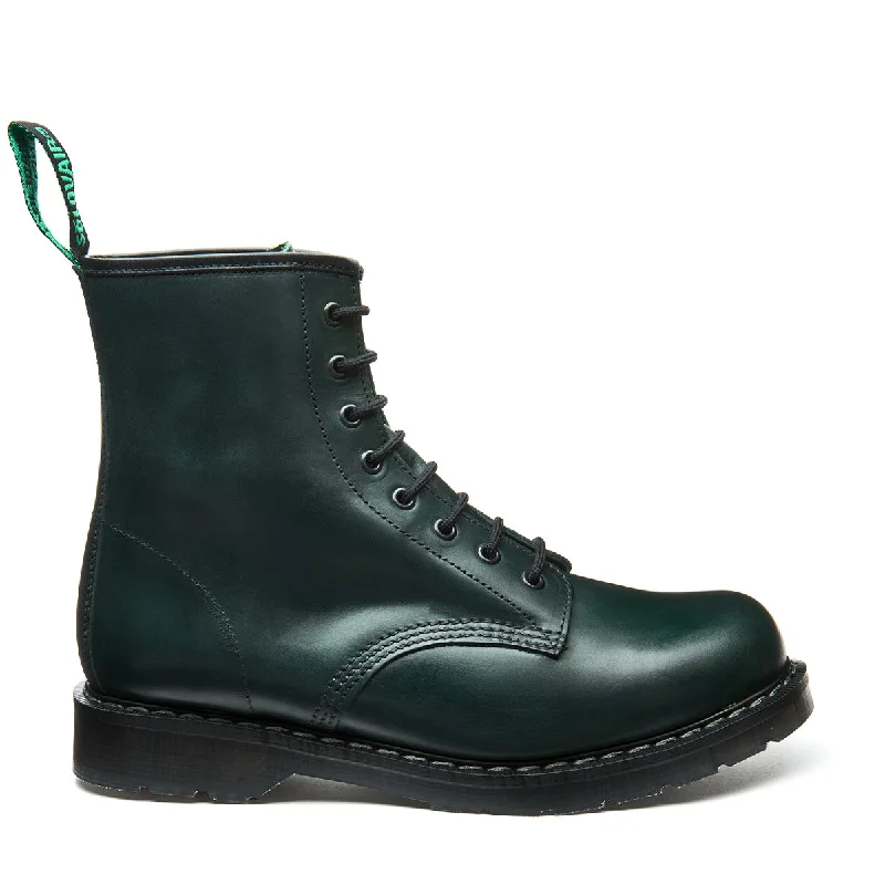 Green Gaucho 8 Eye Derby Boot