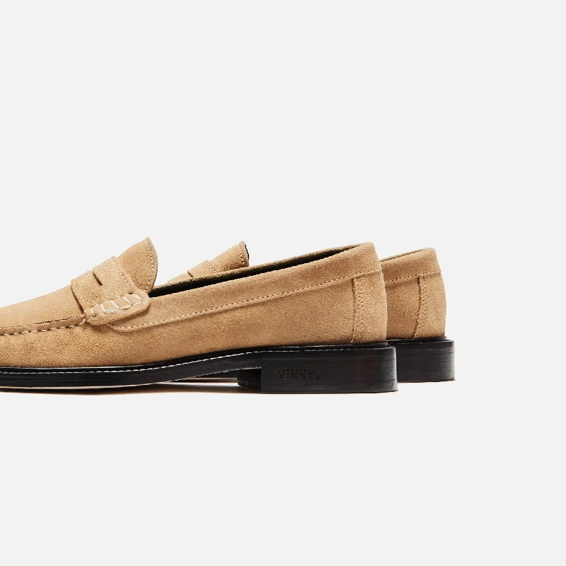 VINNY's Yardee Mocassin Loafer - Sand Suede