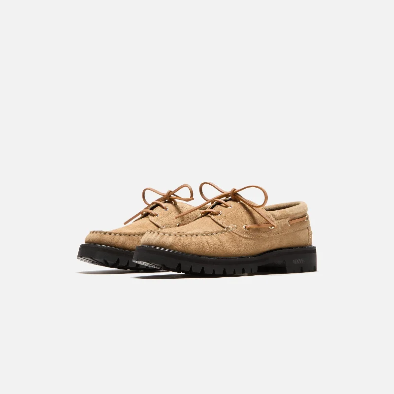 VINNY's Aztec Boat Shoe - Sand Suede