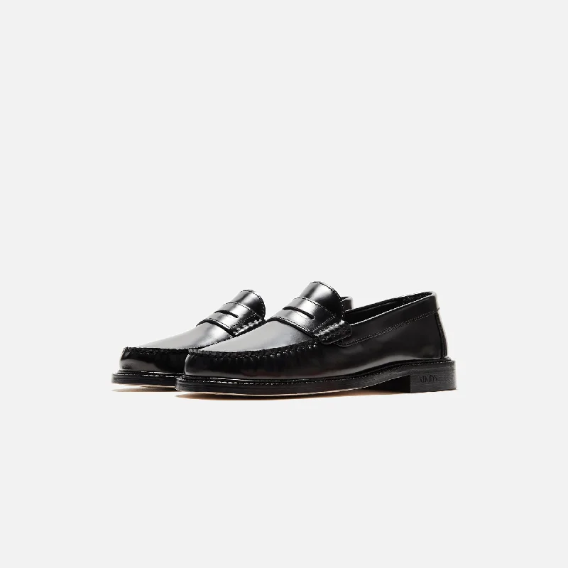 VINNY's Yardee Mocassin Loafer - Polido Leather Black